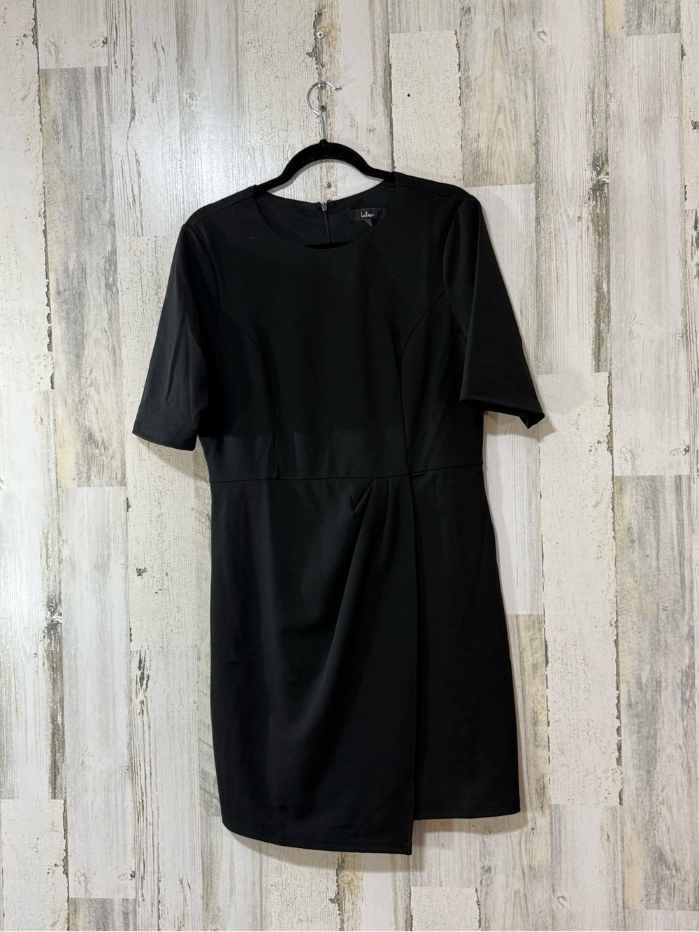 Lulu's Black Short Sleeve Sheath Mini Dress NEW